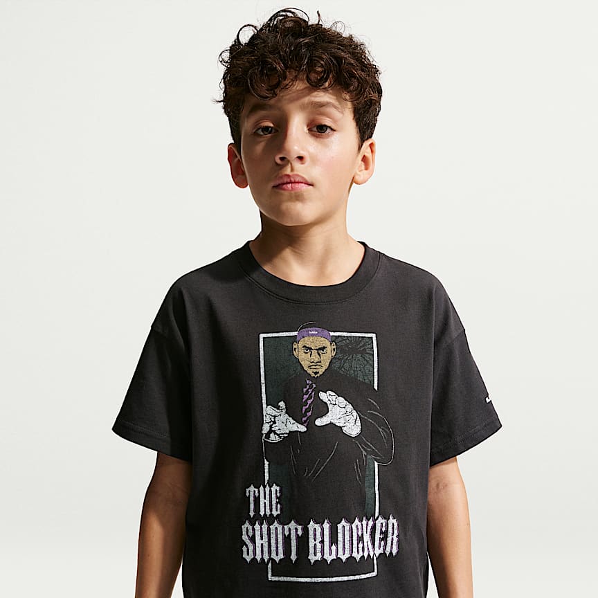 Lebron James Los Angeles Lakers Statement Edition Big Kids' NBA T